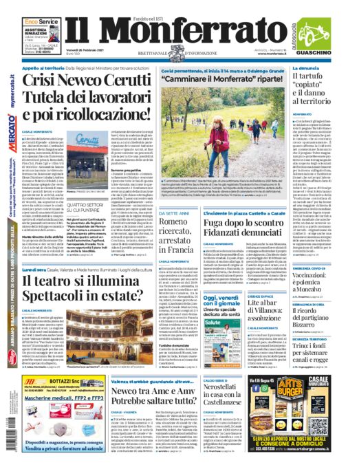 Il Monferrato - Edizione 16 del 26/02/2021